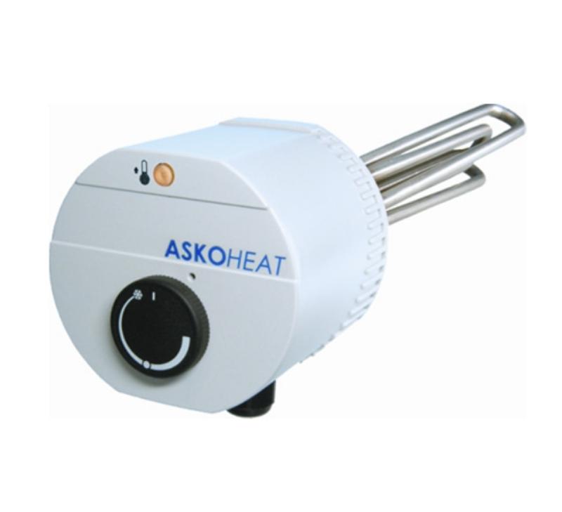 Picture of Askoma ASKOheat electric immersion heater AHIR-BI-S-1.0 for continuous operation, 1.0kW, 230V/400V, EL 300mm