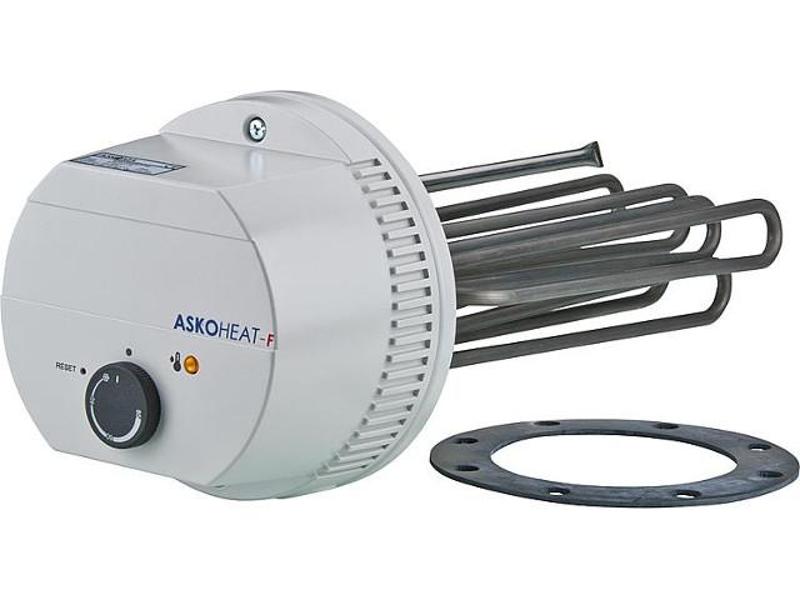 Picture of Askoma electric flange heating rod AHFOR-BI-A-10.0 f. Heating & BW, Ø180mm, 10,0kW, 400V, EL 540mm