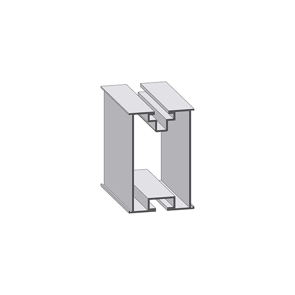 Picture of Outside dimensions: 62 x 95 mm
1x Mounting channel for threaded plate M8
1x Mounting channel for hammer head screw M8 or M10

Wymiary: 62 x 95 x 6200 mm
1x kanal montazowy pod akretke mloteczkowa M8 
1x kanal montazowy pod srube mloteczkowa M8 lub M10